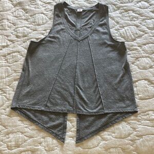 Vimmia Asymmetrical Gray Sleeveless Tank